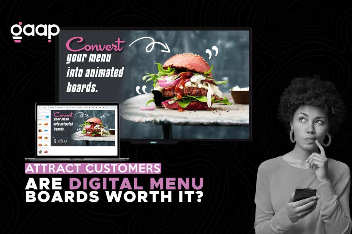 Solution Menu Are Digital Menu Boards Worth It? - GAAP Point-of-Sale