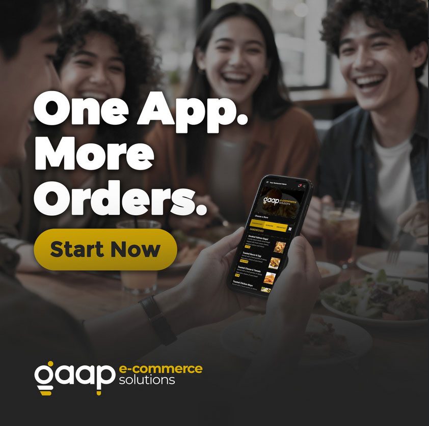 South African restaurant ecommerce solution showing mobile ordering app interface restaurant customers for online ordering and digital transformation